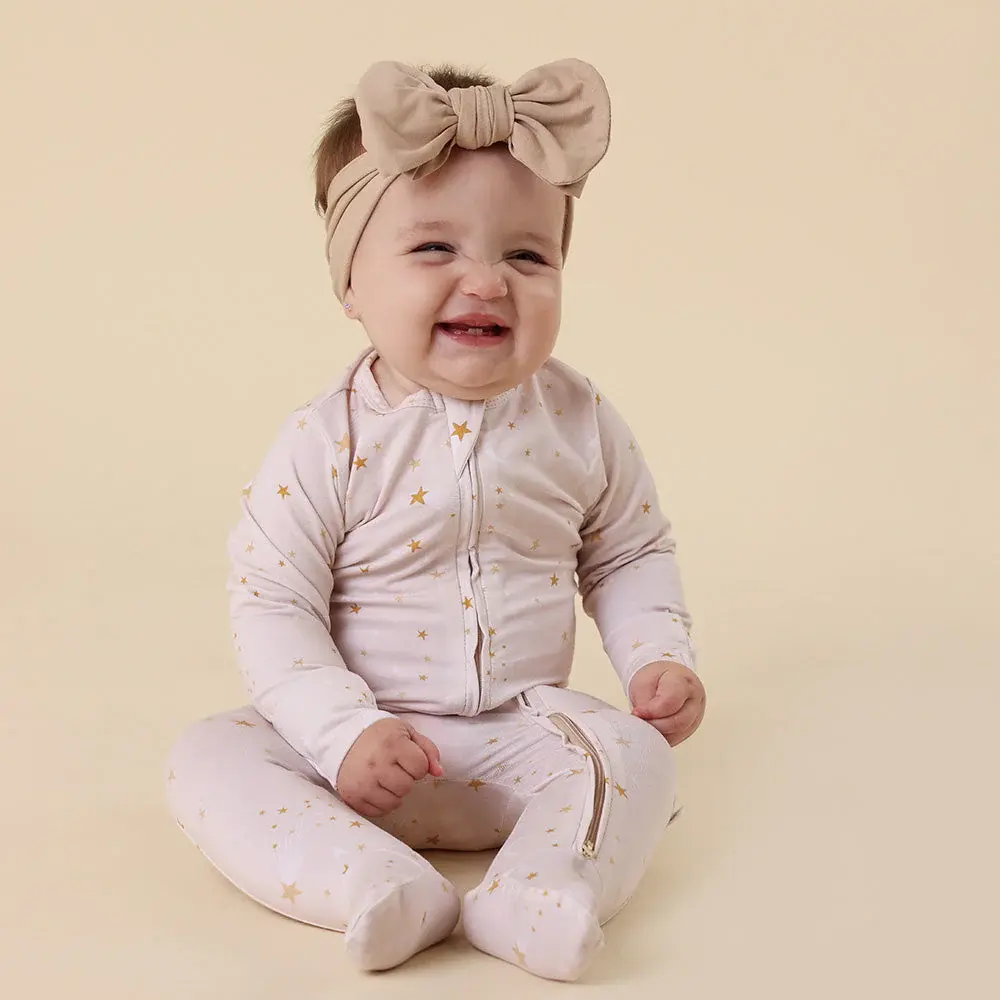 Snuggle Hunny Kids Snuggle Hunny Stardust Organic Snuggle Sleepsuit