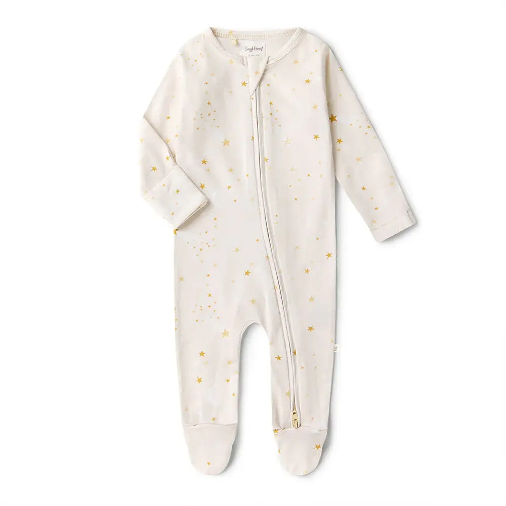 Snuggle Hunny Kids Snuggle Hunny Stardust Organic Snuggle Sleepsuit