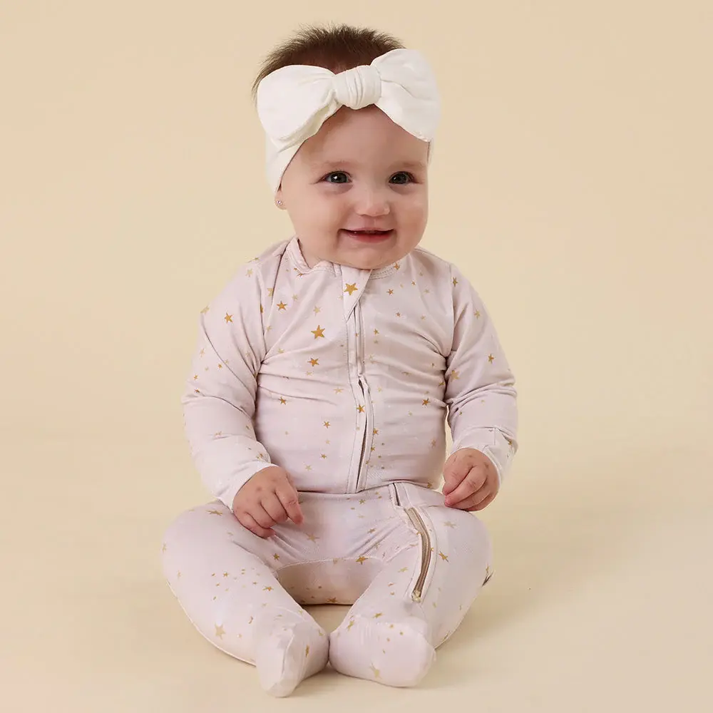 Snuggle Hunny Kids Snuggle Hunny Stardust Organic Snuggle Sleepsuit
