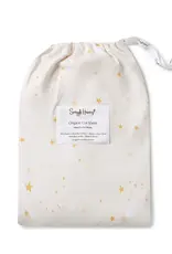 Snuggle Hunny Kids Snuggle Hunny Stardust Organic Fitted Cot Sheet