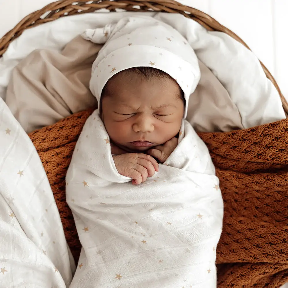 Snuggle Hunny Kids Snuggle Hunny Stardust Organic Muslin Wrap