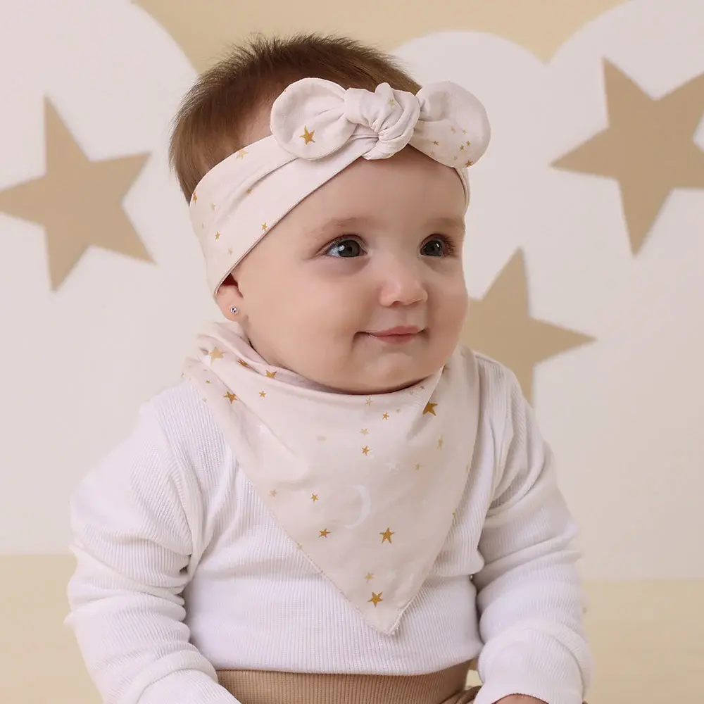 Snuggle Hunny Kids Snuggle Hunny Stardust Organic Dribble Bib