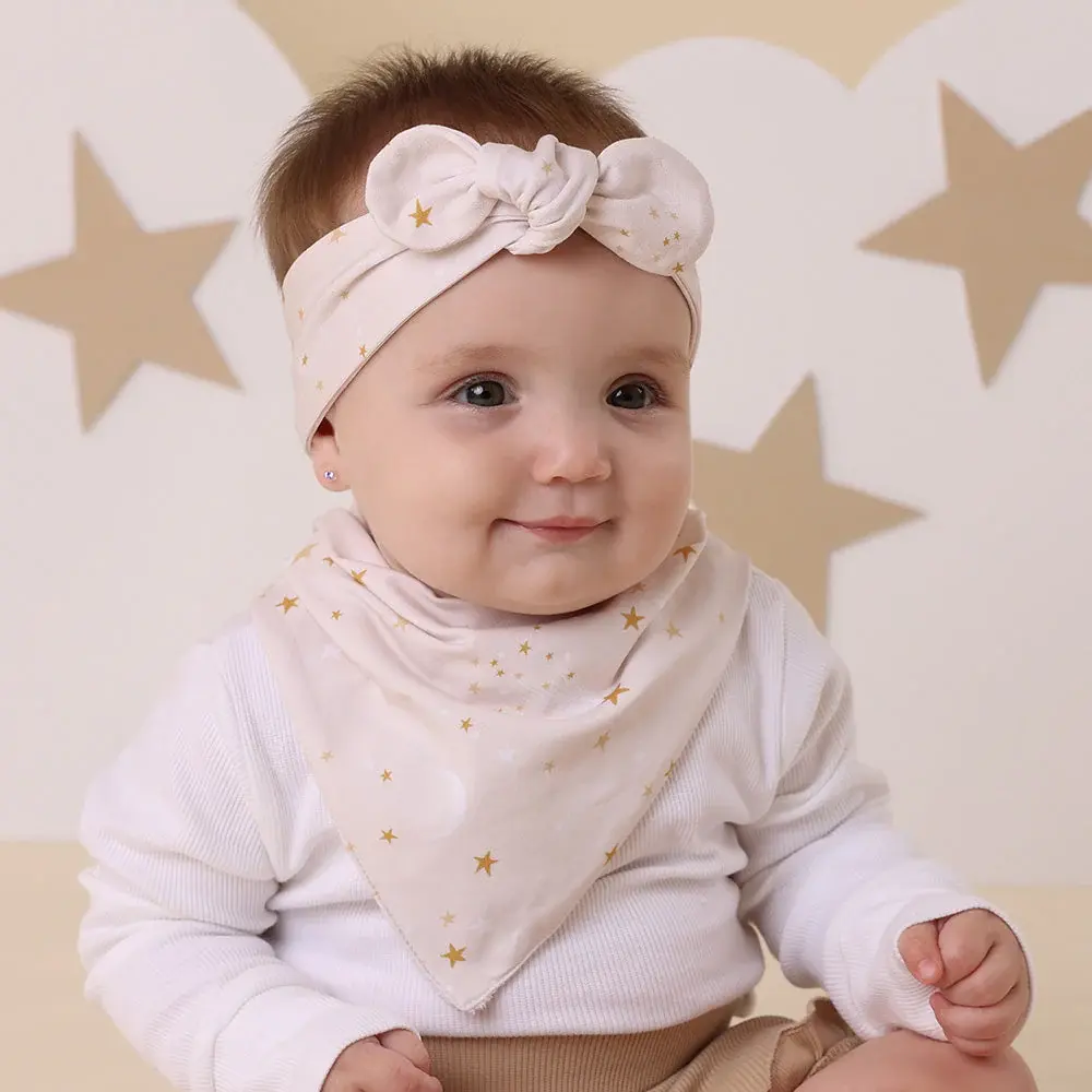 Snuggle Hunny Kids Snuggle Hunny Stardust Organic Dribble Bib