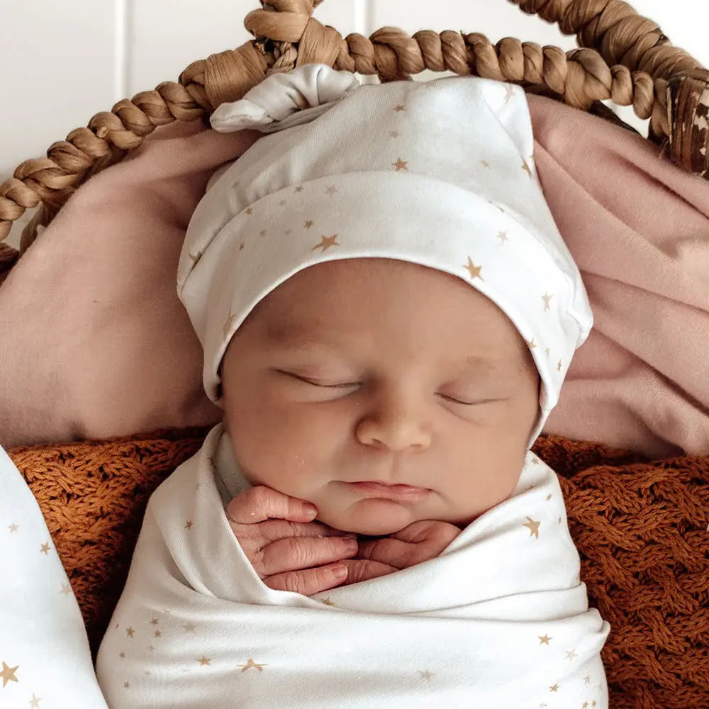 Snuggle Hunny Kids Snuggle Hunny Stardust Organic Knotted Beanie