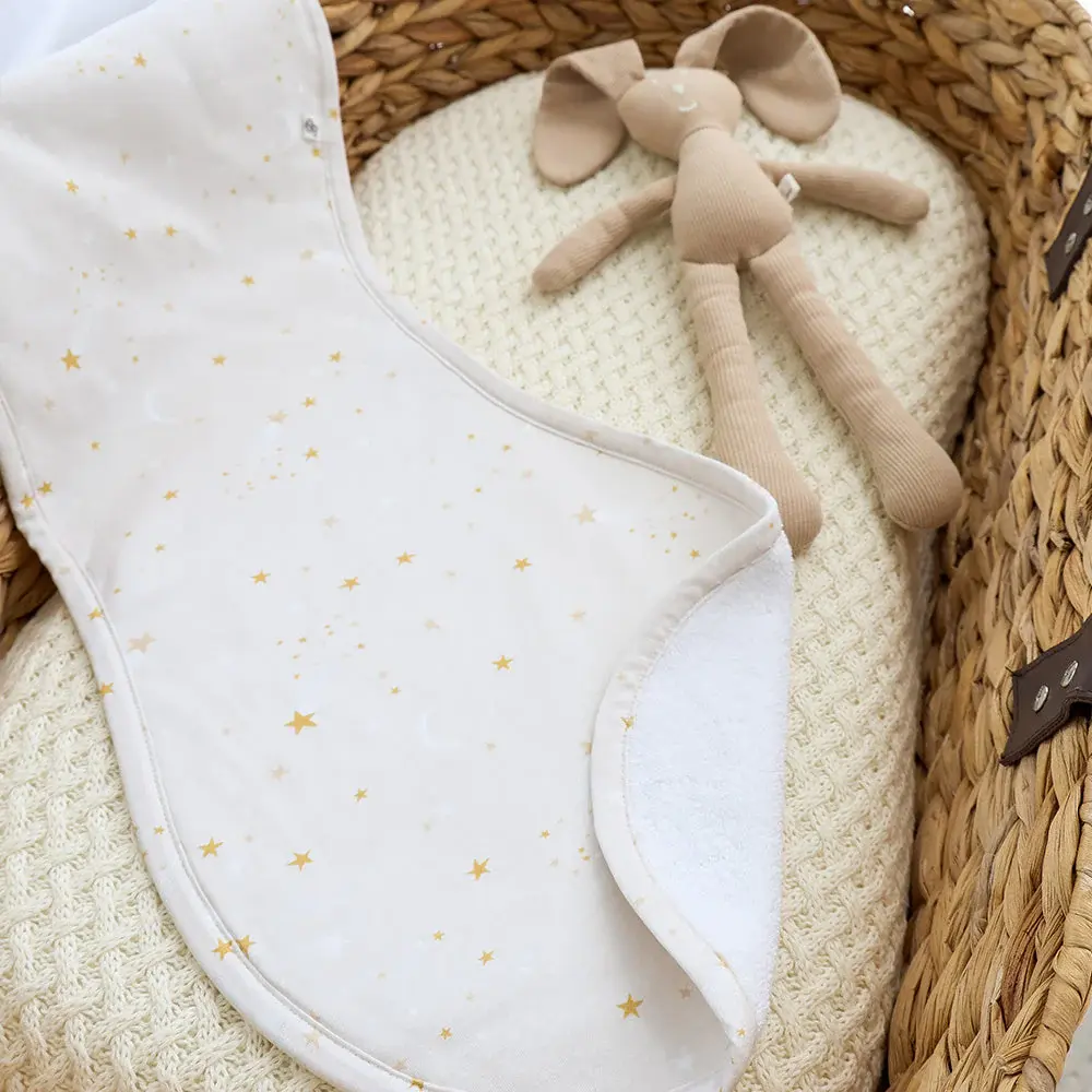 Snuggle Hunny Kids Snuggle Hunny Stardust Organic Cotton Burp Cloth