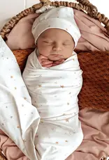 Snuggle Hunny Kids Snuggle Hunny Stardust Organic Jersey Wrap & Beanie Set