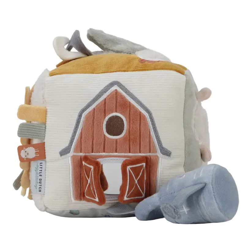 Little Dutch Little Dutch Little Farm Soft Activity Cube