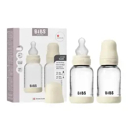BIBS BIBS Glass Bottle Complete Set (2 Pack) Latex - 120ml