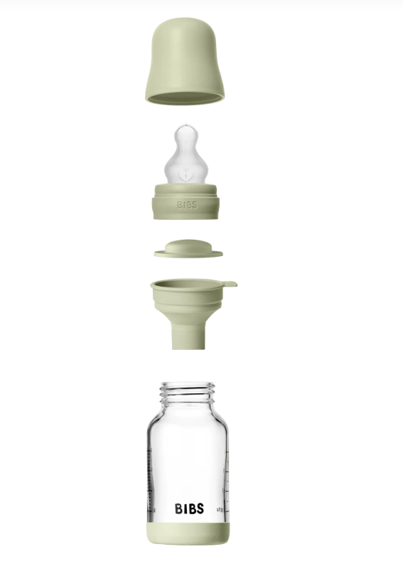 BIBS BIBS Glass Bottle Complete Set (2 Pack) Latex - 120ml