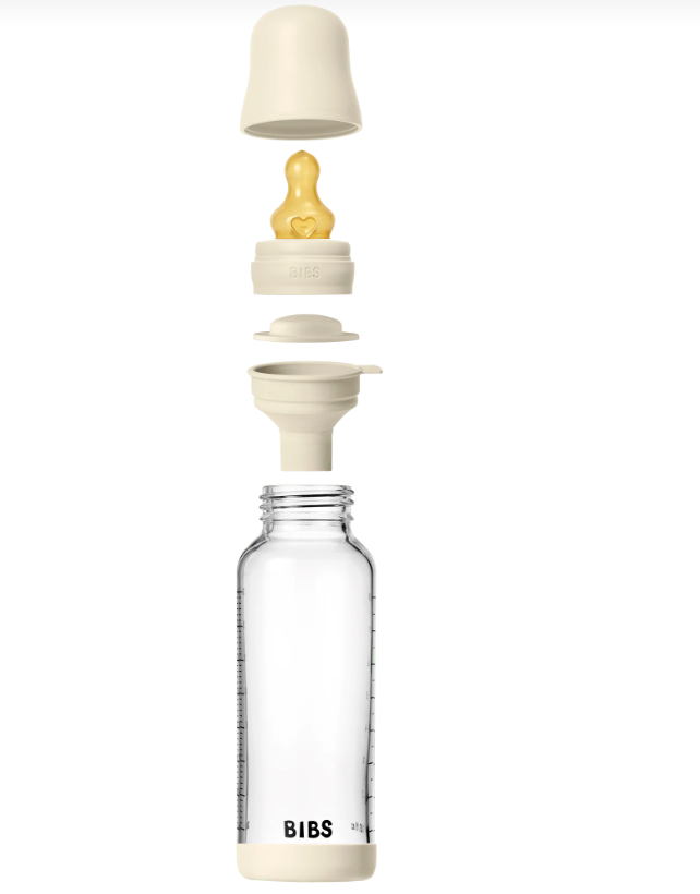 BIBS BIBS Glass Bottle Complete Set (2 Pack) Latex - 240ml