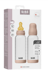 BIBS BIBS Glass Bottle Complete Set (2 Pack) Latex - 240ml