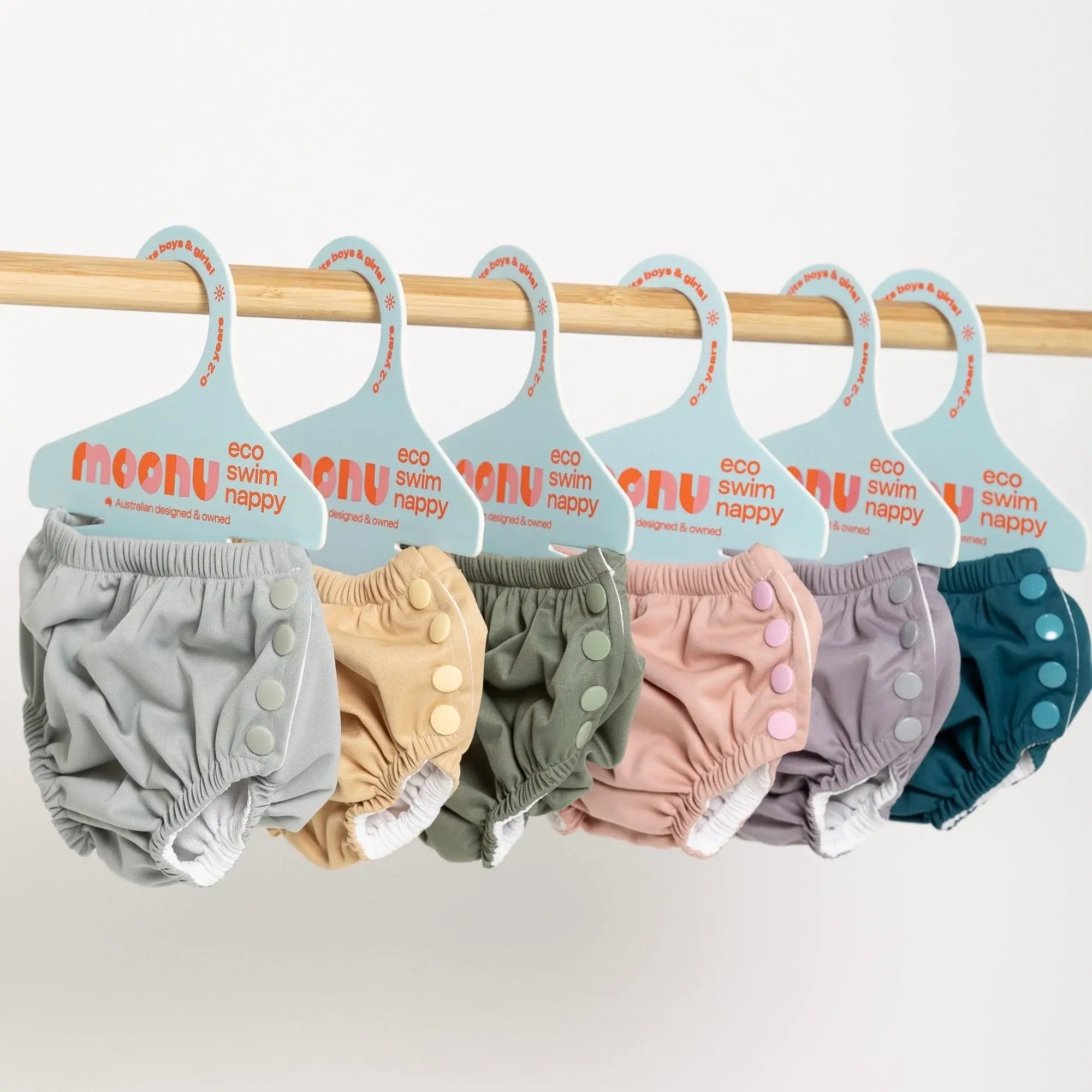 Moonu Moonu Swim Nappy - Teal