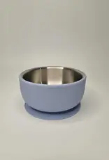 Meadow Lane Collective Meadow Lane Collective Stainless Steel Baby and Toddler+ Suction Bowl - Blue