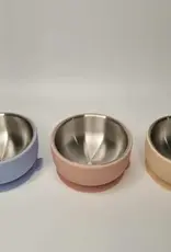 Meadow Lane Collective Meadow Lane Collective Stainless Steel Baby and Toddler+ Suction Bowl - Beige