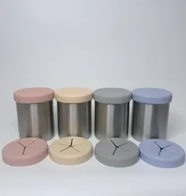 Meadow Lane Collective Meadow Lane Collective Stainless Steel Snack Container - Beige