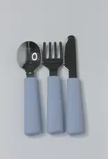 Meadow Lane Collective Meadow Lane Collective Stainless Steel Toddler Cutlery Set 12mth+ - Blue