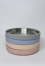 Meadow Lane Collective Meadow Lane Collective Stainless Steel Baby and Toddler+ Suction Plate - Grey