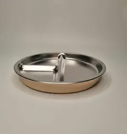 Meadow Lane Collective Meadow Lane Collective Stainless Steel Baby and Toddler+ Divider Suction Plate - Beige