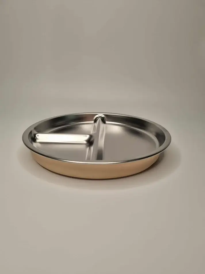 Meadow Lane Collective Meadow Lane Collective Stainless Steel Baby and Toddler+ Divider Suction Plate - Beige