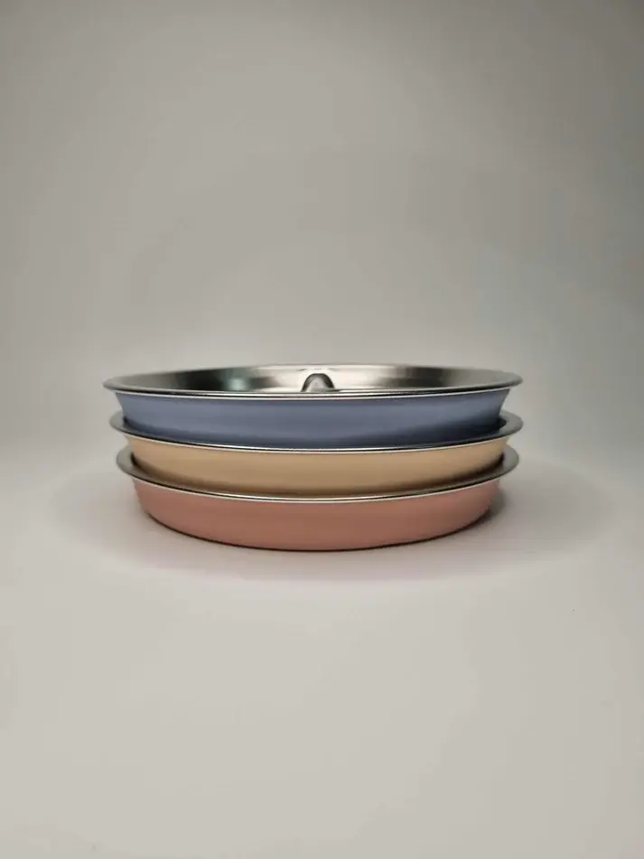 Meadow Lane Collective Meadow Lane Collective Stainless Steel Baby and Toddler+ Divider Suction Plate - Blue