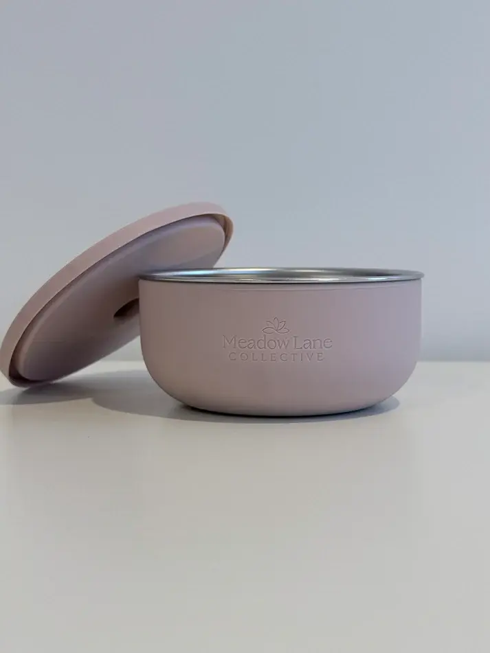Meadow Lane Collective Meadow Lane Collective Non-Slip Stainless Steel Bowl - Pink