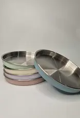 Meadow Lane Collective Meadow Lane Collective Non-Slip Stainless Steel Plate - Light Green