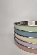 Meadow Lane Collective Meadow Lane Collective Non-Slip Stainless Steel Plate - Blue