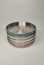 Meadow Lane Collective Meadow Lane Collective Non-Slip Stainless Steel Plate - Pink