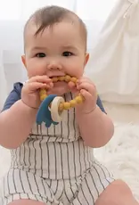 Living Textiles Living Textiles Silicone Elephant Teether - Steel Blue