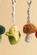 Living Textiles Living Textiles 2 Pack Mini Market Brunch Stroller Toys - Broccoli & Tomato
