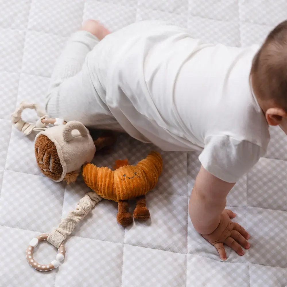 Living Textiles Living Textiles 2 Pack Mini Market Brunch Stroller Toys - Coffee & Croissant