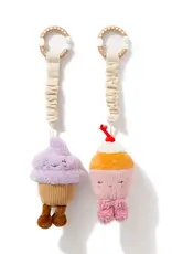 Living Textiles Living Textiles 2 Pack Mini Market Brunch Stroller Toys - Ice Cream & Cupcake