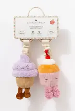 Living Textiles Living Textiles 2 Pack Mini Market Brunch Stroller Toys - Ice Cream & Cupcake