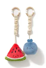 Living Textiles Living Textiles 2 Pack Mini Market Brunch Stroller Toys - Watermelon & Blueberry