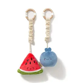 Living Textiles Living Textiles 2 Pack Mini Market Brunch Stroller Toys - Watermelon & Blueberry
