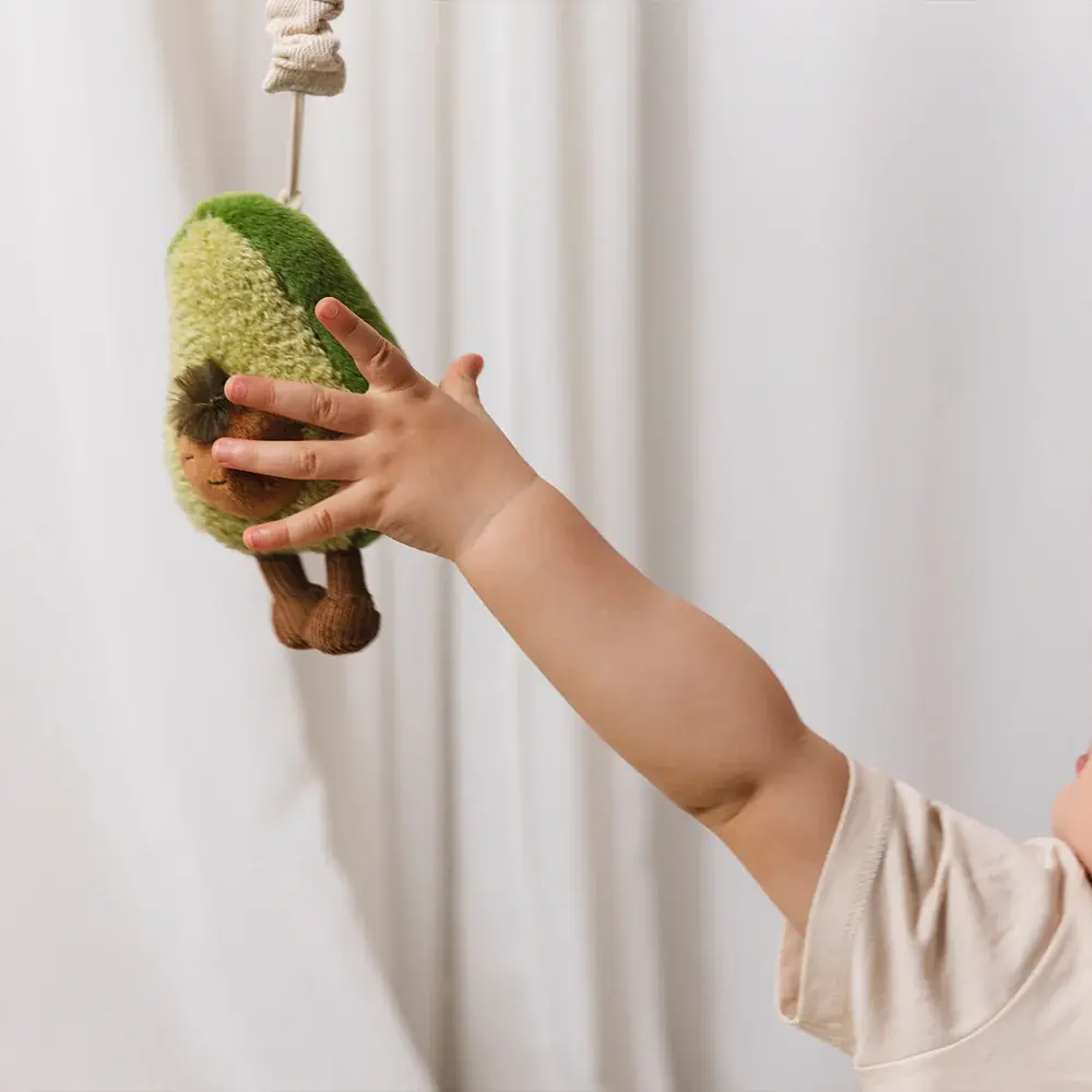 Living Textiles Living Textiles 2 Pack Mini Market Brunch Stroller Toys - Avocado & Egg on Toast