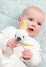 Living Textiles Living Textiles Australiana Ring Rattle - Colin the Cockatoo