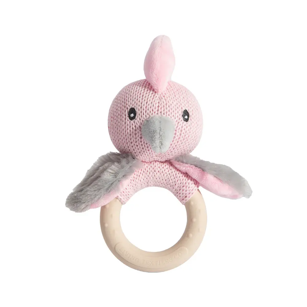Living Textiles Living Textiles Australiana Ring Rattle - Gary the Galah