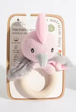 Living Textiles Living Textiles Australiana Ring Rattle - Gary the Galah