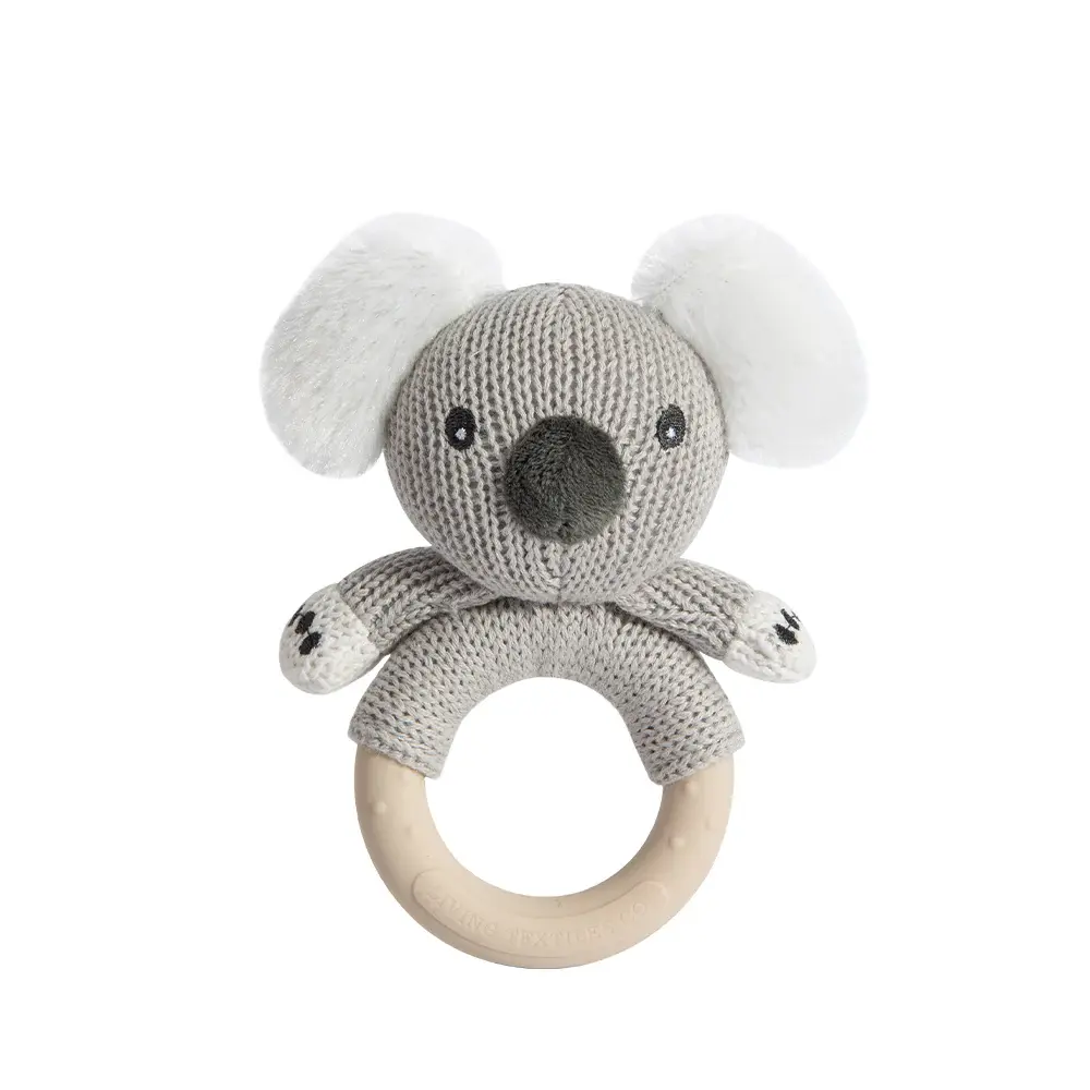Living Textiles Living Textiles Australiana Ring Rattle - Keith the Koala