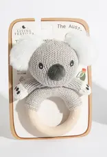 Living Textiles Living Textiles Australiana Ring Rattle - Keith the Koala
