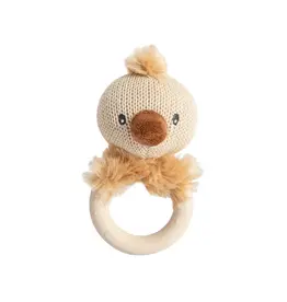 Living Textiles Living Textiles Australiana Ring Rattle - Emily the Emu