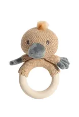 Living Textiles Living Textiles Australiana Ring Rattle - Penny the Platypus