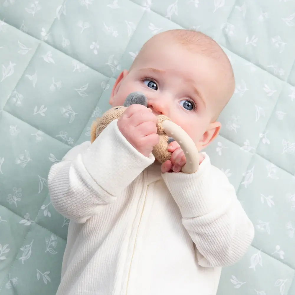 Living Textiles Living Textiles Australiana Ring Rattle - Penny the Platypus