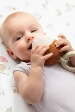 Living Textiles Living Textiles Whimsical Wonderland Ring Rattle - Acorn