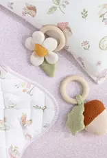 Living Textiles Living Textiles Whimsical Wonderland Ring Rattle - Acorn