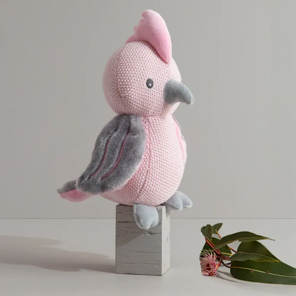 Living Textiles Living Textiles Australiana Knitted Toys - Gary the Galah