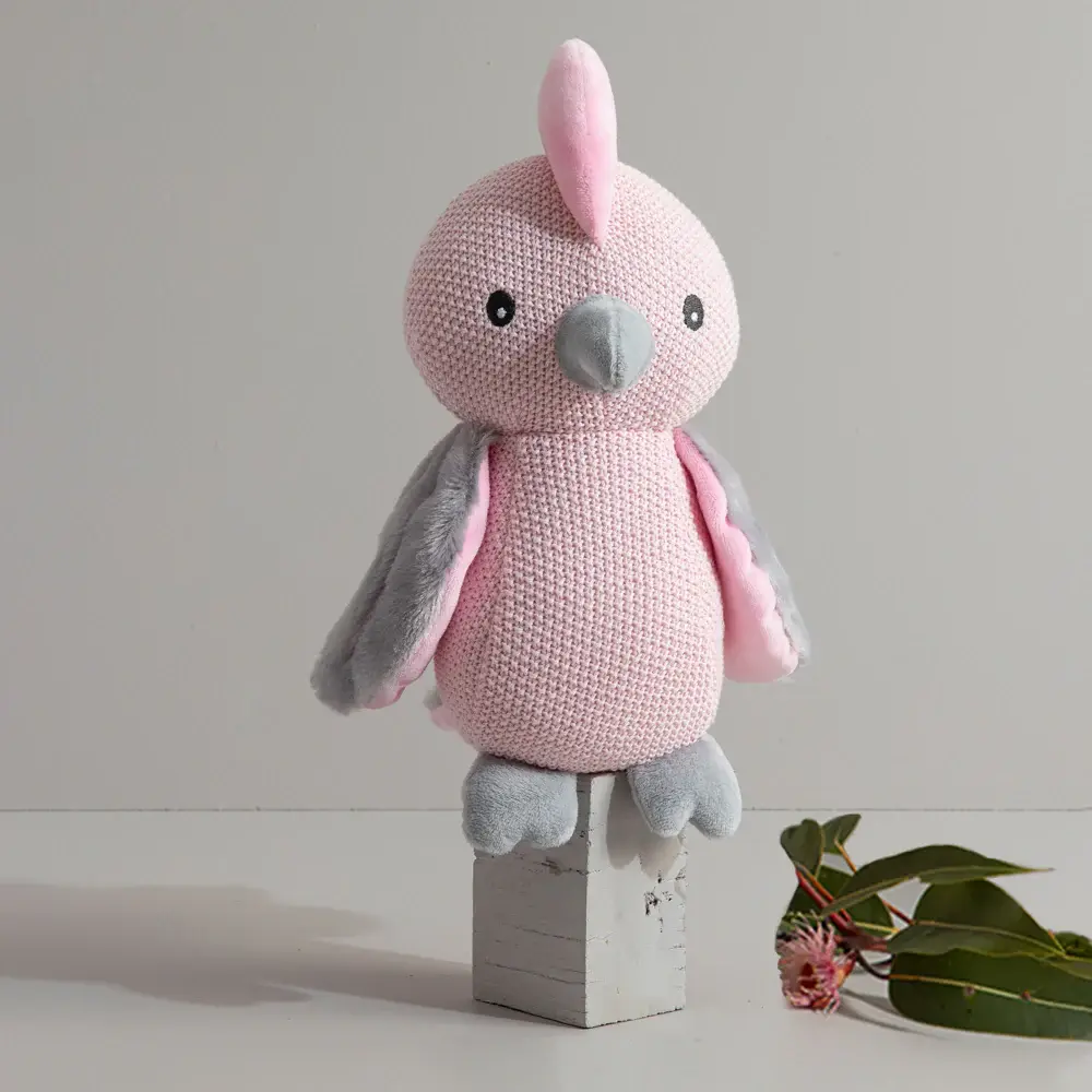 Living Textiles Living Textiles Australiana Knitted Toys - Gary the Galah