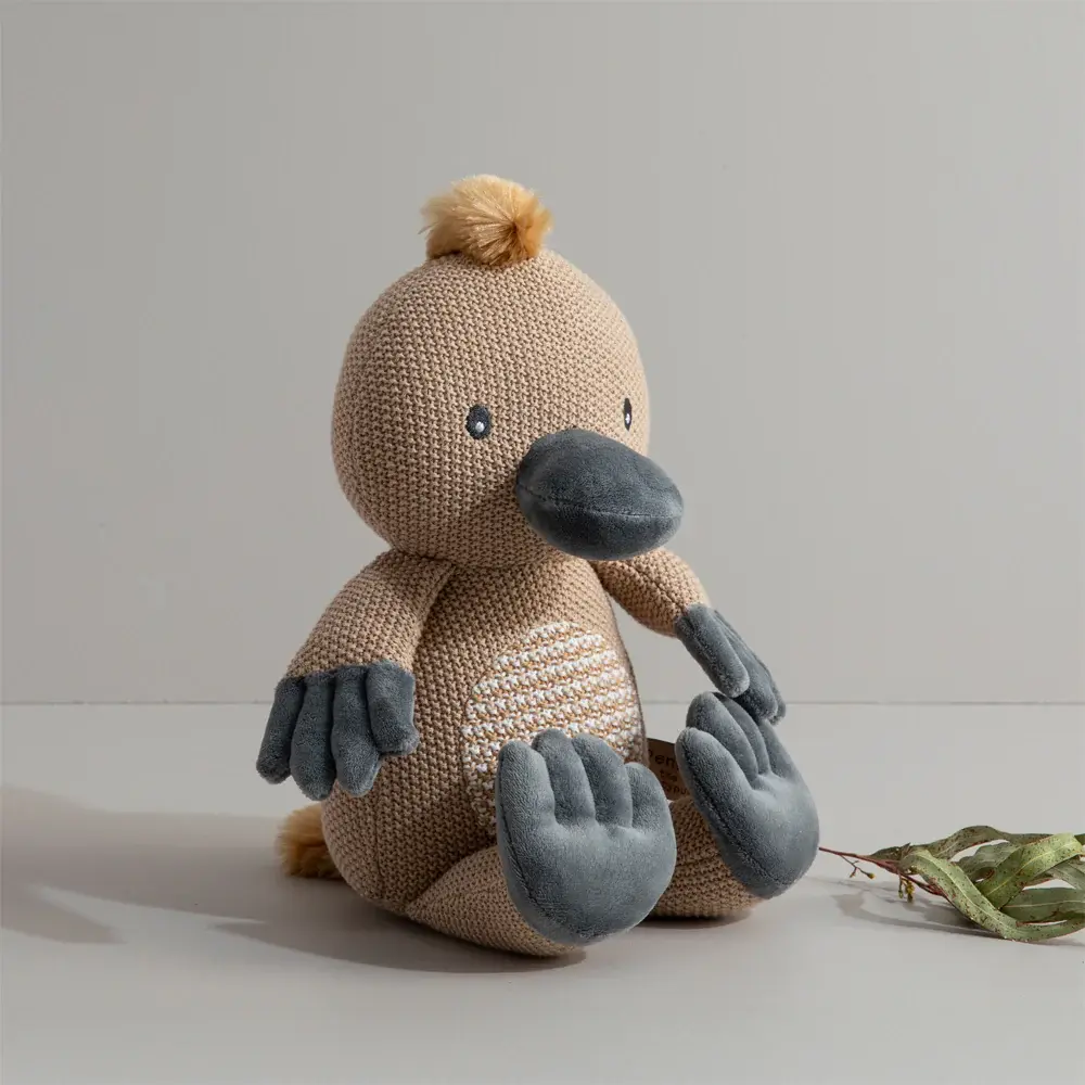 Living Textiles Living Textiles Australiana Knitted Toys - Penny the Platypus