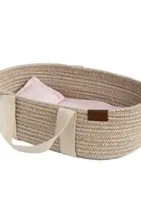 Living Textiles Living Textiles Cotton Rope Doll Basket - Blush